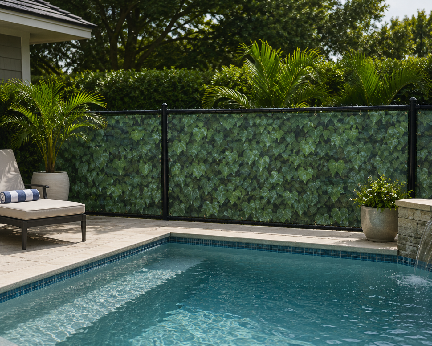 Privacy with Personality: Faux Foliage Windscreens for Your Home