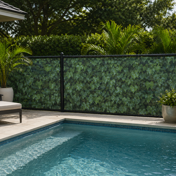 Privacy with Personality: Faux Foliage Windscreens for Your Home
